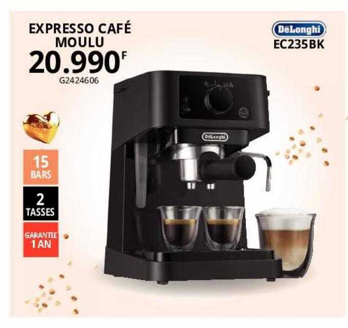 Expresso Café Moulu Dëlonghi