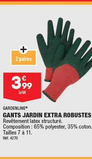Gants Jardin Extra Robustes Gardenline