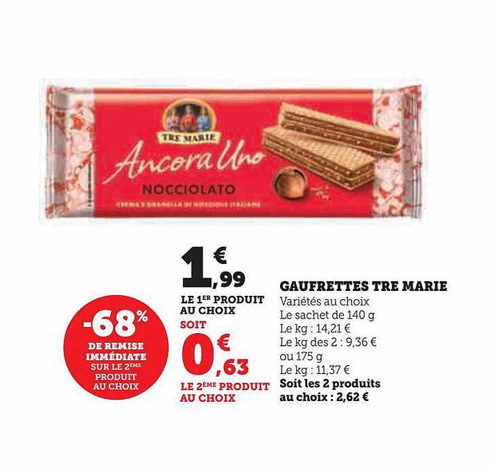 gaufrettes tre marie