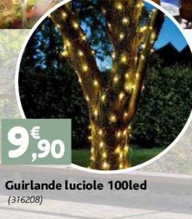 guirlande luciole 100 led
