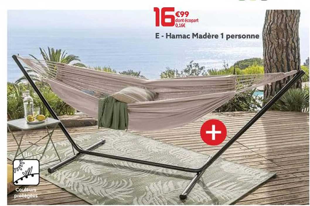 hamac madère 1 personne