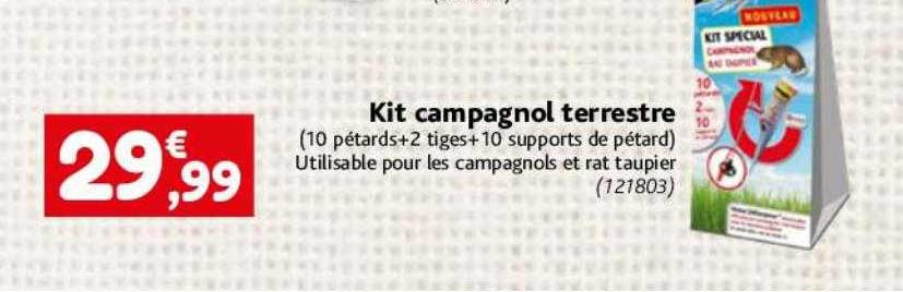 kit campagnol terrestre