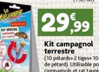 kit campagnol terrestre