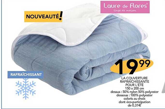 la couverture rafraîchissante pour l'été laure de flores