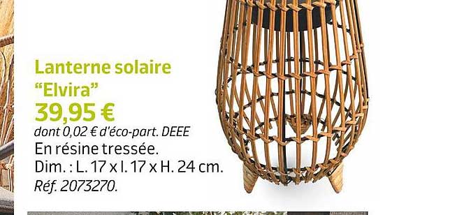 lanterne solaire "elvira"