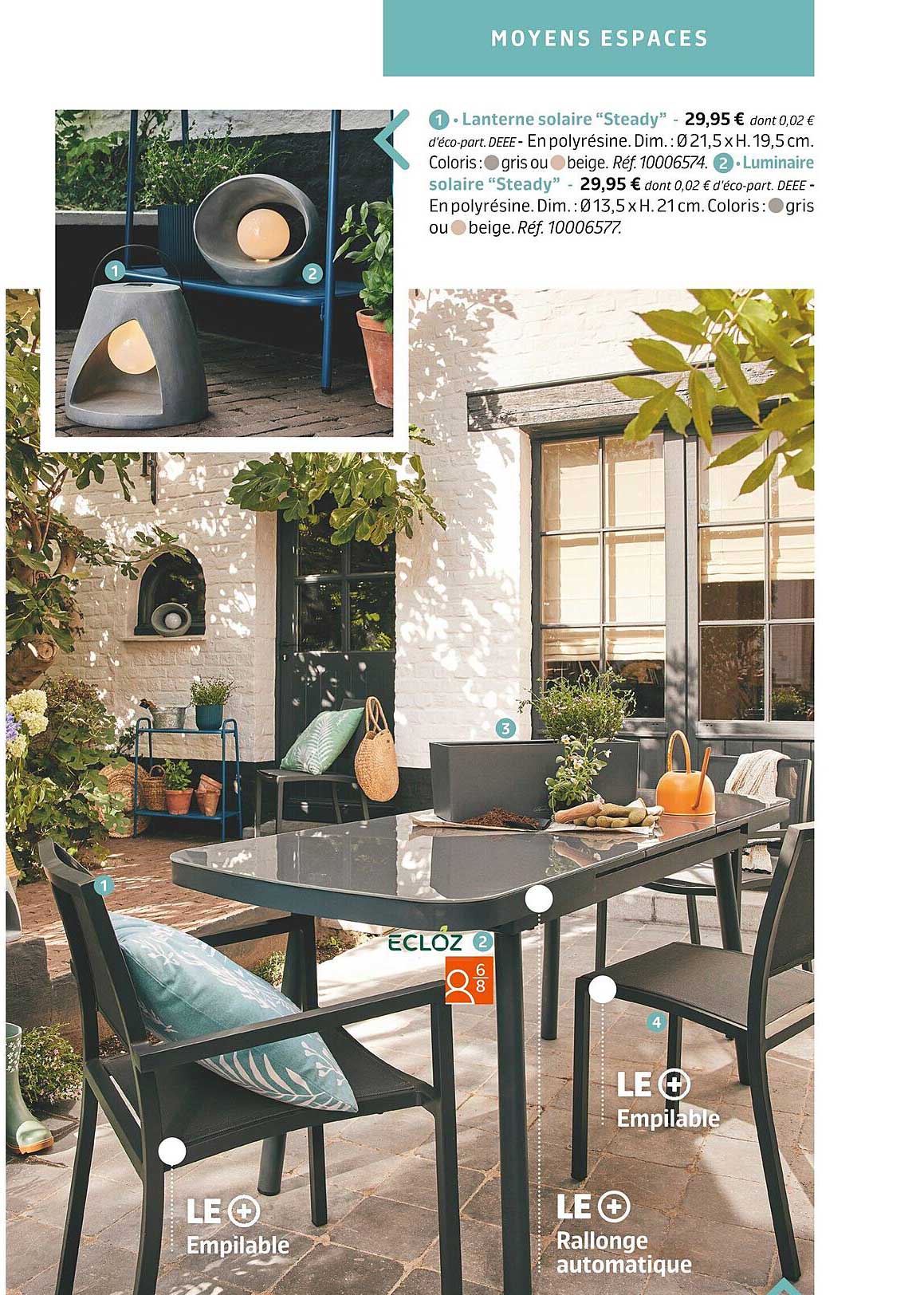 Lanterne Solaire "steady", Luminaire Solaire "steady"