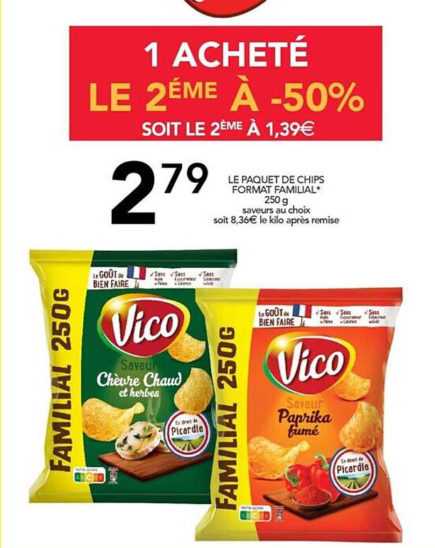 le paquet de chips format familial