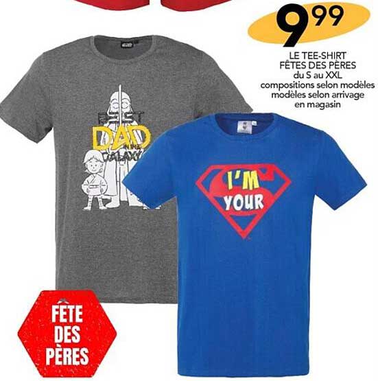 le tee-shirt fêtes des pères