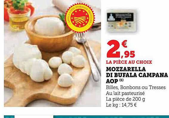 Mozzarella Di Bufala Campana Aop
