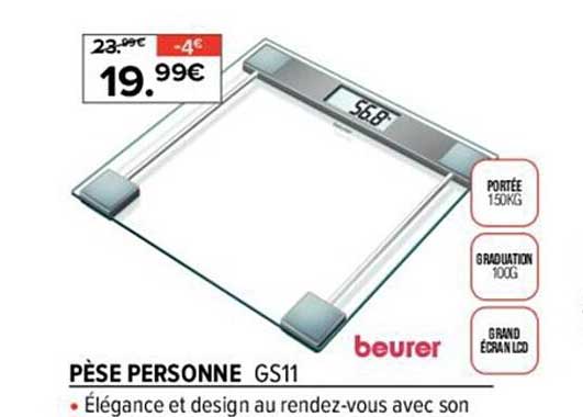 pèse personne beurer