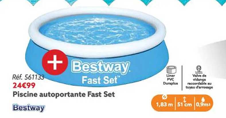 Piscine Autoportante Fast Set Bestway