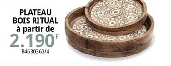 plateau bois ritual