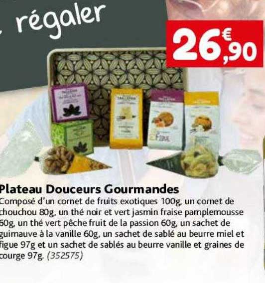 plateau douceurs gourmandes