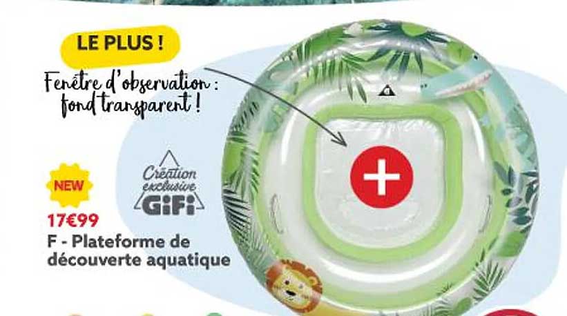 plateforme de découverte aquatique