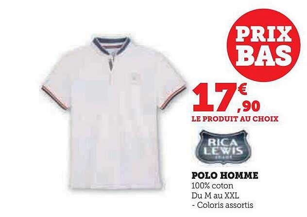polo homme rica lewis