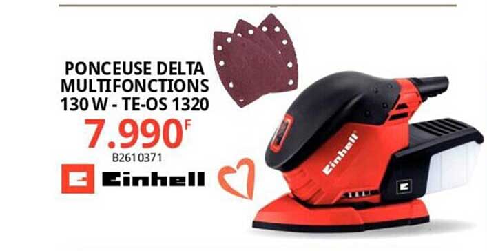 Ponceuse Delta Multifonctions 130w - Te-os 1320 Einhell