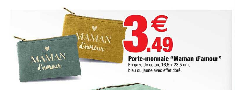 porte-monnaie "maman d'amour"