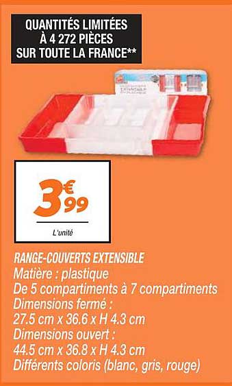 range-couverts extensible