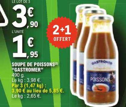 Soupe De Poissons "gastromer"