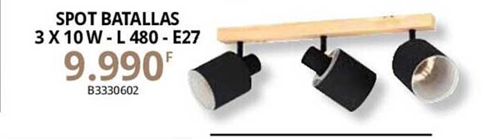 spot batallas 3 x 10w - l 480 - e27
