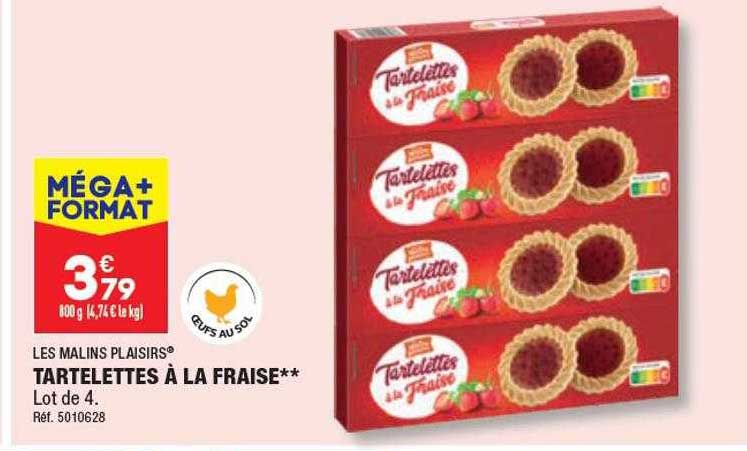 tartelettes à la fraise les malins plaisirs