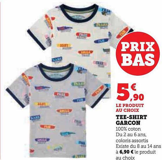 tee-shirt garçon