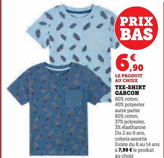 tee-shirt garçon