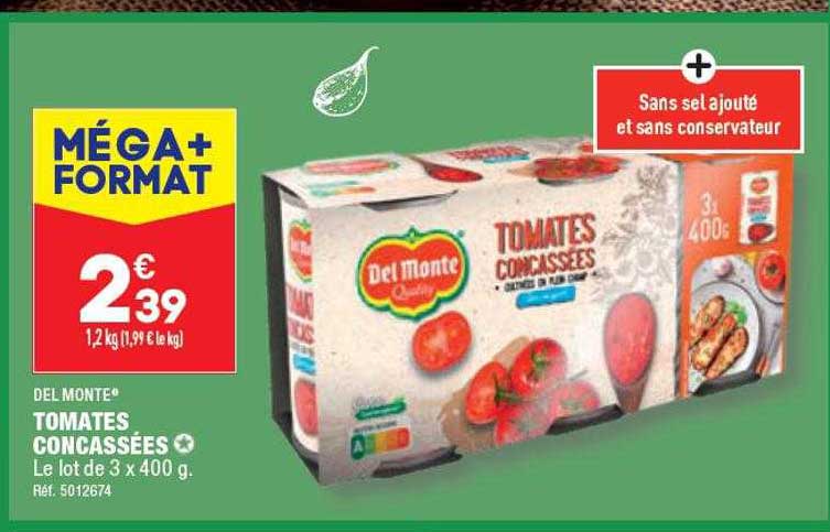 tomates concassées del monte