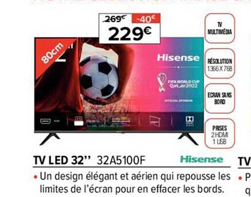 Tv Led 32" 80 Cm Hisense