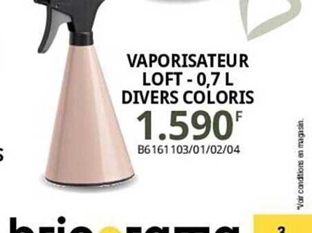 vaporisateur loft - 0,7l divers coloris