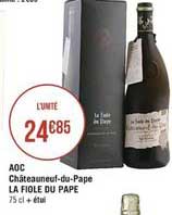 aoc châteauneuf du pape la fiole du pape
