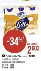 caffé lattle classico lactel