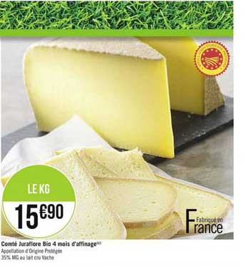 compté juraflore bio 4 mois d'affinage