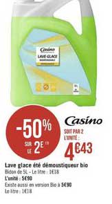lave glace été démoustiqueur bio -50% sur le 2e