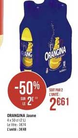 Orangina Jaune -50% Sur Le 2e