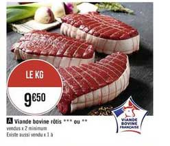 Viande Bovine Rôtis