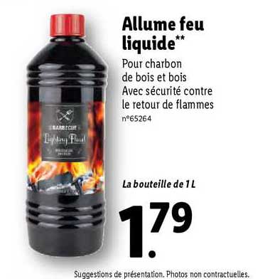 allume feu liquide