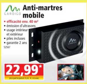 anti-martres mobile gardigo