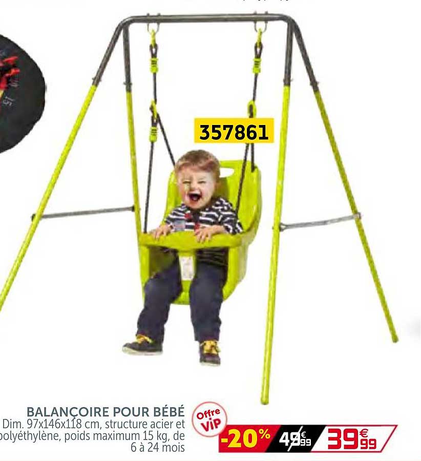 balançoire pour bébé