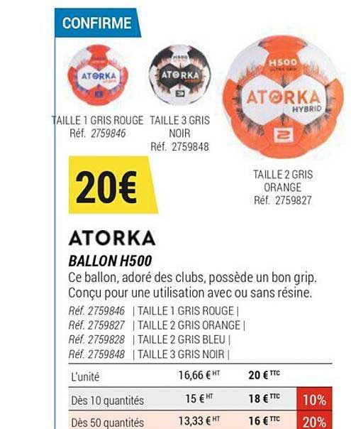 ballon h500 atorka