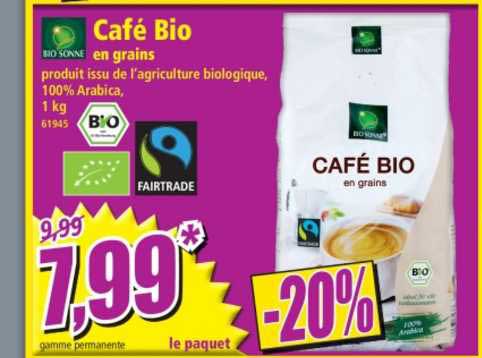 café bio en grains bio sonne
