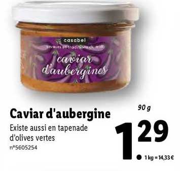 caviar d' aubergine