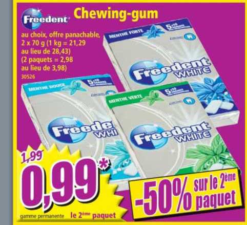 chewing-gum freedent