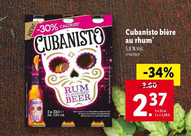 Cubanisto Biere Au Rhum