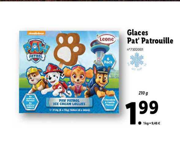 glaces pat' patrouille