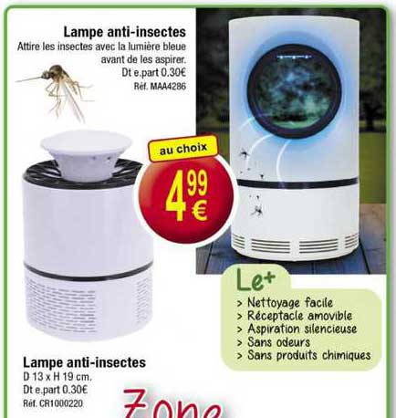 lampe anti-insectes,
