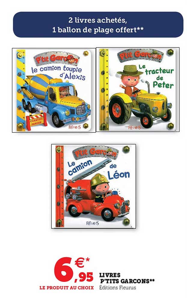 livres p'tits garçons