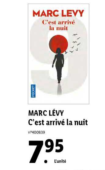 marc lévy c'est arrive la nuit