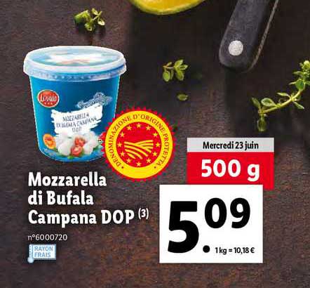 Mozzarella Di Bufala Campana Dop