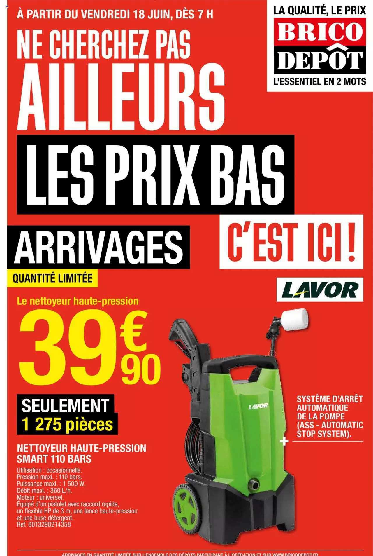 nettoyeur haute-pression smart 110 bars